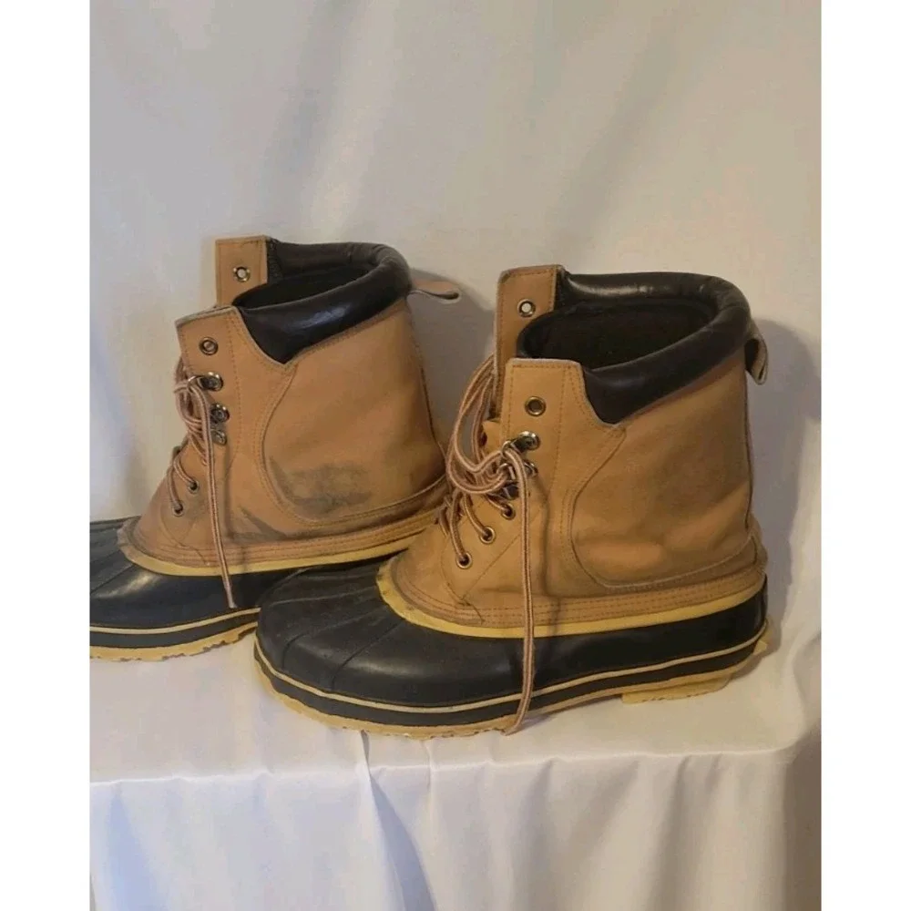 Rod & Gun Vintage Steel Shank Snow Work Boots Mens‎ Size 12